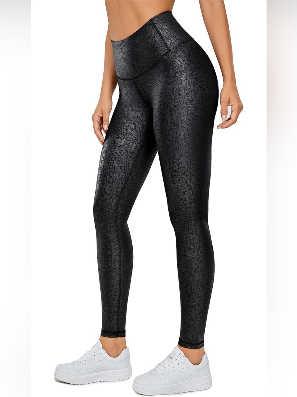 NWOT CRZ 28” Crocodile Faux Leather Leggings
